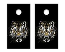 Tiger Cornhole Board Game Decal VINYL WRAPS with LAMINATED 2