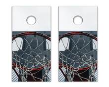Basketball hoop Cornhole Board Game Decal VINYL WRAPS with LAMINATED 2