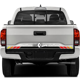 Toyota Tacoma SR5 Tailgate Stripe Old School SunSet  Vintage Classic Colors Vinyl Decals Graphic Sticker