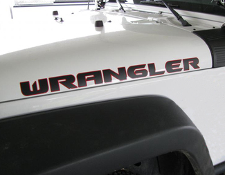 2 Wrangler Rubicon jeep CJ TJ YK JK XJ JL Vinyl Sticker Decal
