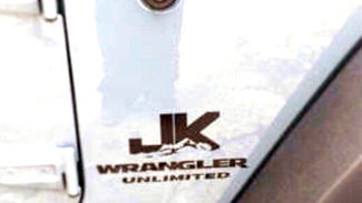2 JK Jeep Mountain Wrangler Unlimited CJ TJ YK JK XJ All Colors Sticker Decal