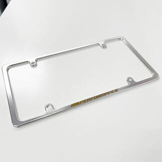 M Performance Billet Slimline US USA License Plate Frame CNC Aircraft Grade Aluminum 1