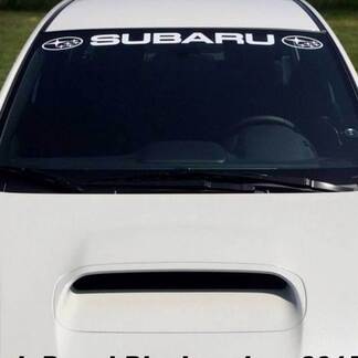 Subaru Windshield Sticker Banner Decal Vinyl Rally Window Graphic WRX STI 1