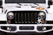 JEEP Decal Sticker Grill Blackout graphics 07-16  Wrangler Rubicon 2