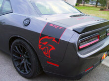Dodge Challenger Charger SRT Hellcat Stripe Hell Cat Vinyl Decal Graphic 2 Colors 3