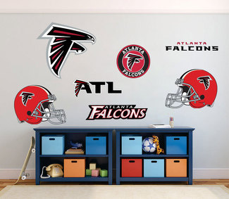 Atlanta Falcons National Football League (NFL) fan wall vehicle notebook etc decals stickers