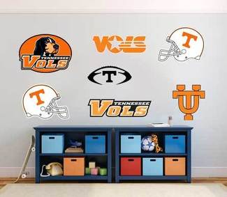 Tennessee Volunteers football team VOLS fan wall vehicle notebook etc decals stickers 1