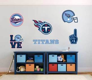 Tennessee Titans professional American football team National Football League (NFL) fan wall vehicle notebook etc decals stickers 1