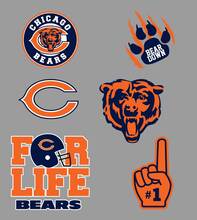 Chicago Bears professional American football team National Football League (NFL) fan wall vehicle notebook etc decals stickers 2