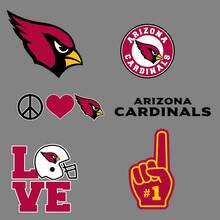 Arizona Cardinals American football team National Football League (NFL) fan wall vehicle notebook etc decals stickers 2