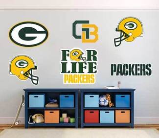 Green Bay Packers American football team National Football League (NFL) fan wall vehicle notebook etc decals stickers 1