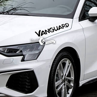 Hood Lettering Decal Sticker Emblem Logo Vinyl Vanguard For Audi 1