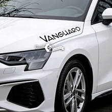 Hood Lettering Decal Sticker Emblem Logo Vinyl Vanguard For Audi 3