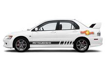 2X Multiple Color Graphics Mitsubishi Lancer EVO Mirage Car Racing Decal Sticker 2