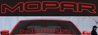 MOPAR DODGE HEMI Vehicle Windshield Sticker Vinyl Decals Graphics Letters 1