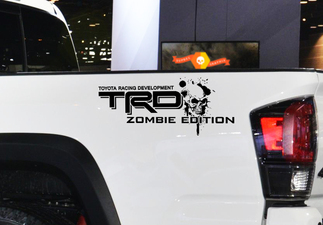 Toyota Racing Development TRD Zombie edition 4X4 bed side Graphic decals stickers