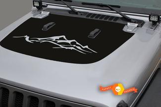 2018 & Up Jeep Wrangler JL Hood Decal 1