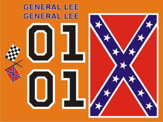 General Lee Decal KIt 1
