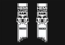 DODGE RAM HEMI 5.7L/6.4L 2x Decals for 1500 2500 3500 vinyl body stripe sticker 2