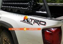 2x TRD Off Road Vintage Sunset Style 4x4 PRO Sport Off Road Side Vinyl Stickers Decal Toyota Tacoma Tundra FJ Cruiser 2