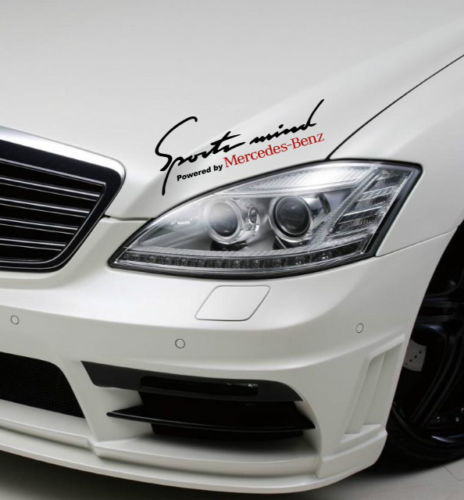 2 Sports Mind Powered by Mercedes Benz Sport Racing Decal sticke