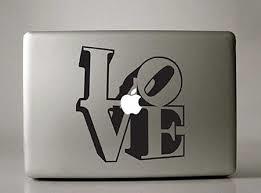 Love MacBook Decal Sticker