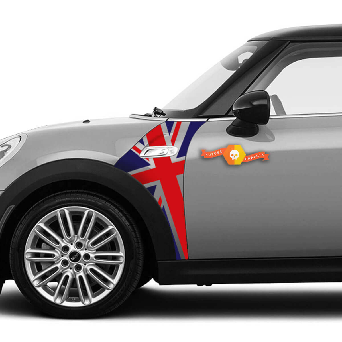 Union Jack A-Panel Fender Decal Set for MINI Cooper S