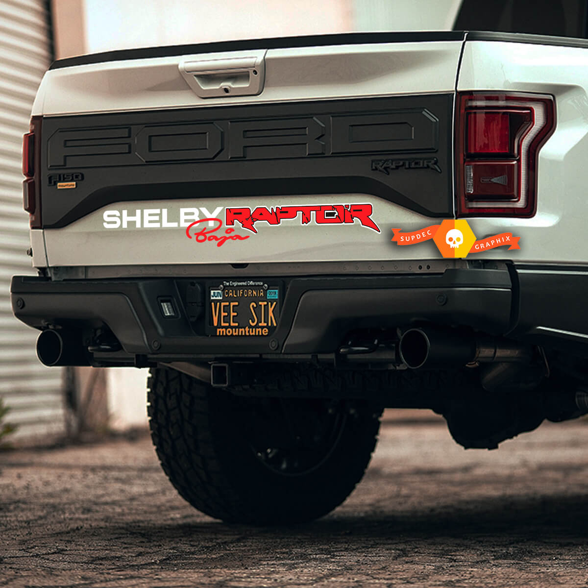 Ford F-150 Raptor Shelby Baja Edition logo side bed graphics decal sticker