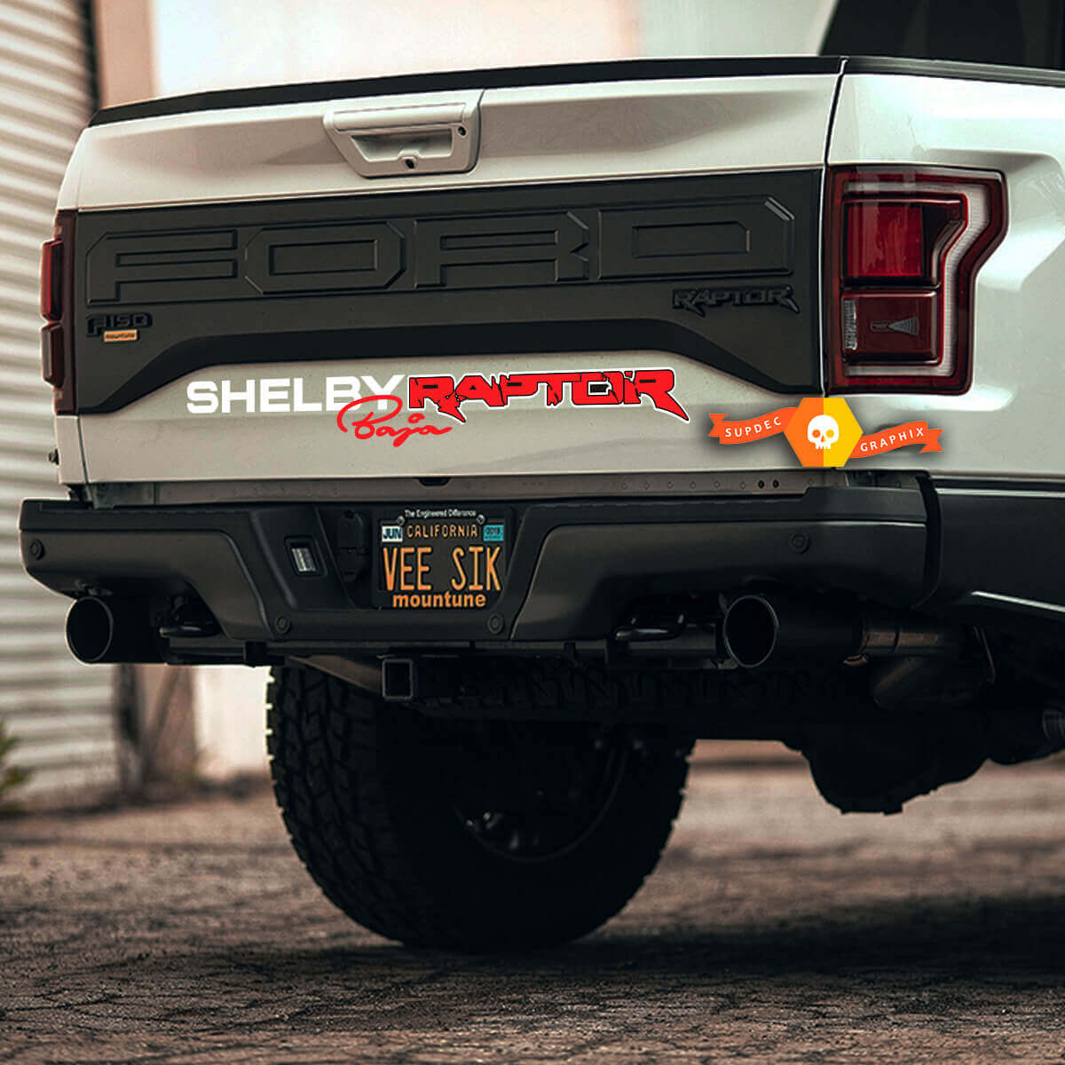Shelby Baja Edition Side Bed Graphics Vinyl Decal Sticker for Ford F-150 Raptor