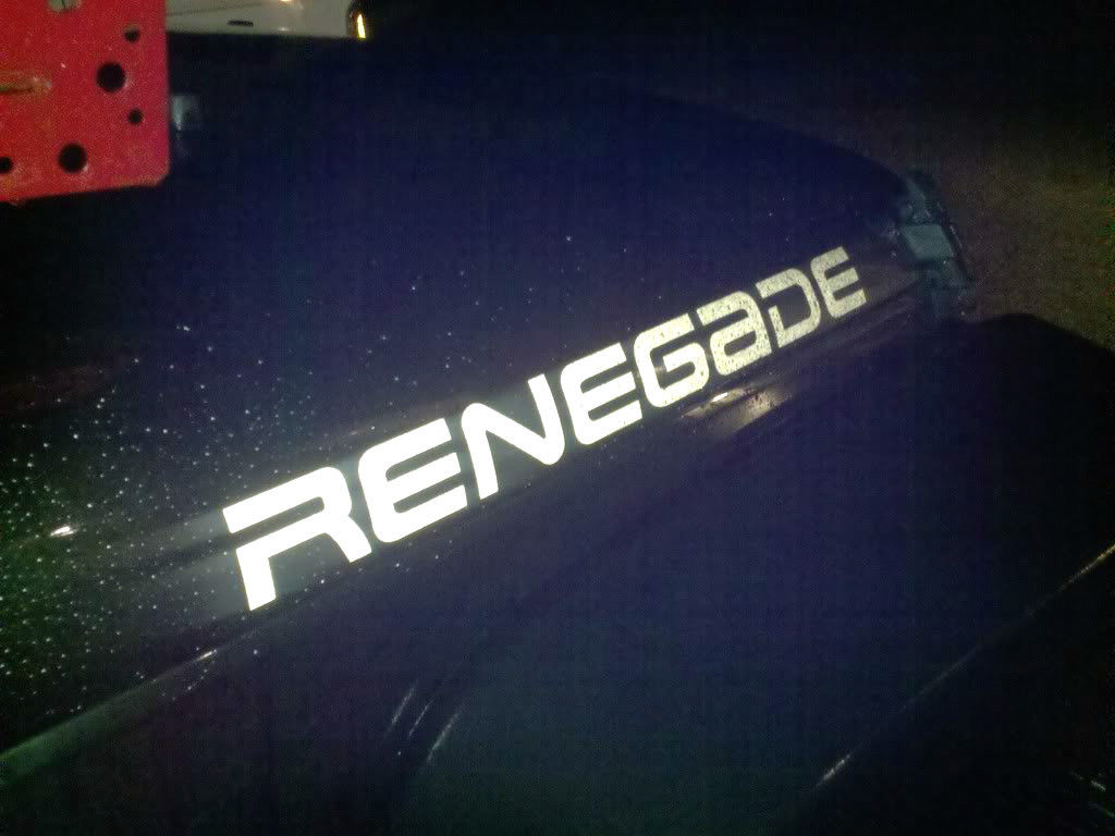 2 Renegade Jeep Wrangler Rubikon CJ TJ YK JK XJ Aufkleber Aufkleber # 3