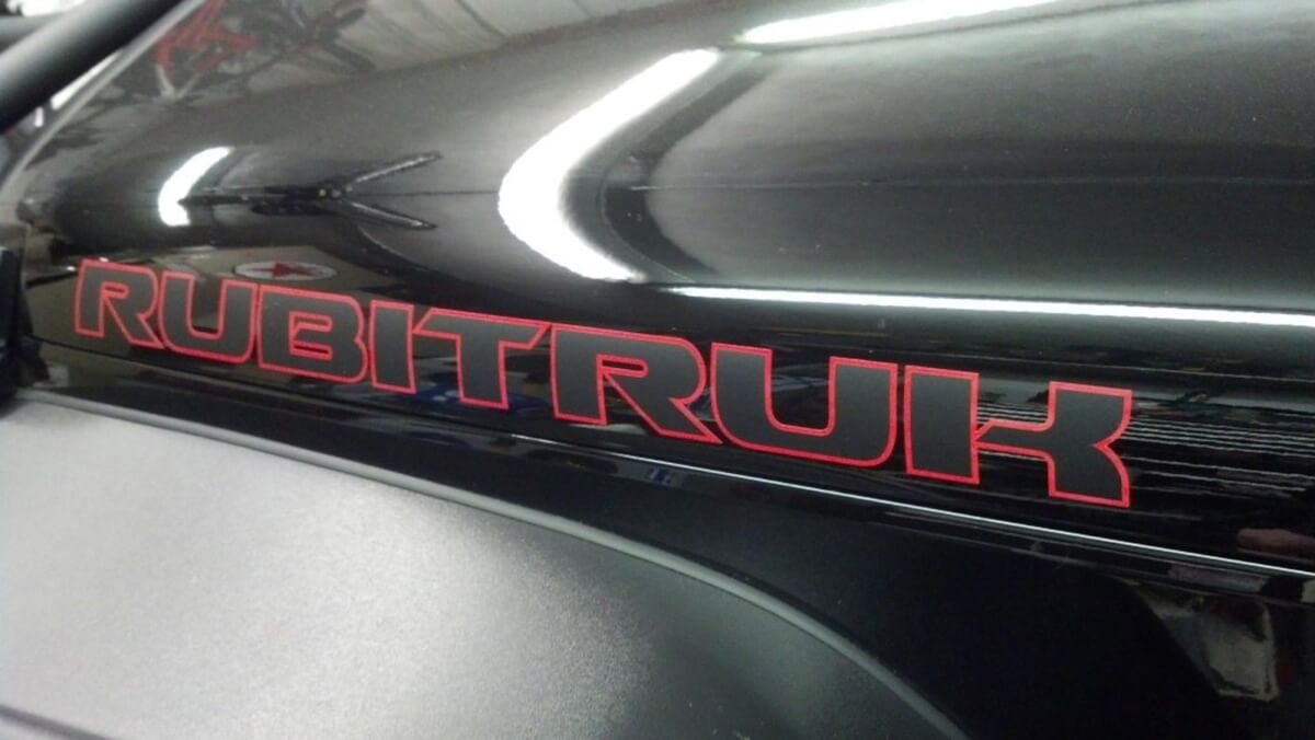 Rubitruk Vinyl Sticker Decal for Jeep Wrangler Rubicon CJ TJ YK JK