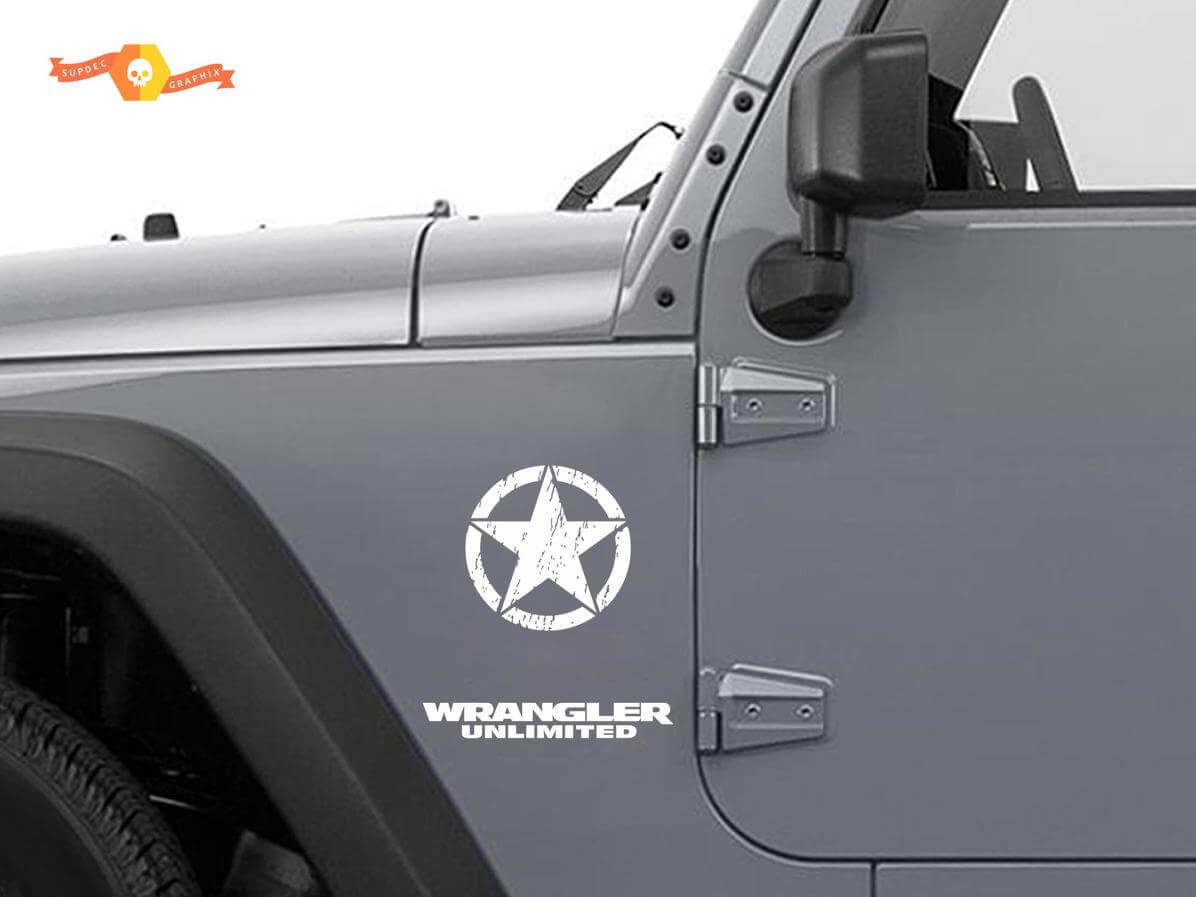 Star Black Ops Oscar Mike 6 Inch Vinyl Sticker for Jeep Wrangler YK JK XJ