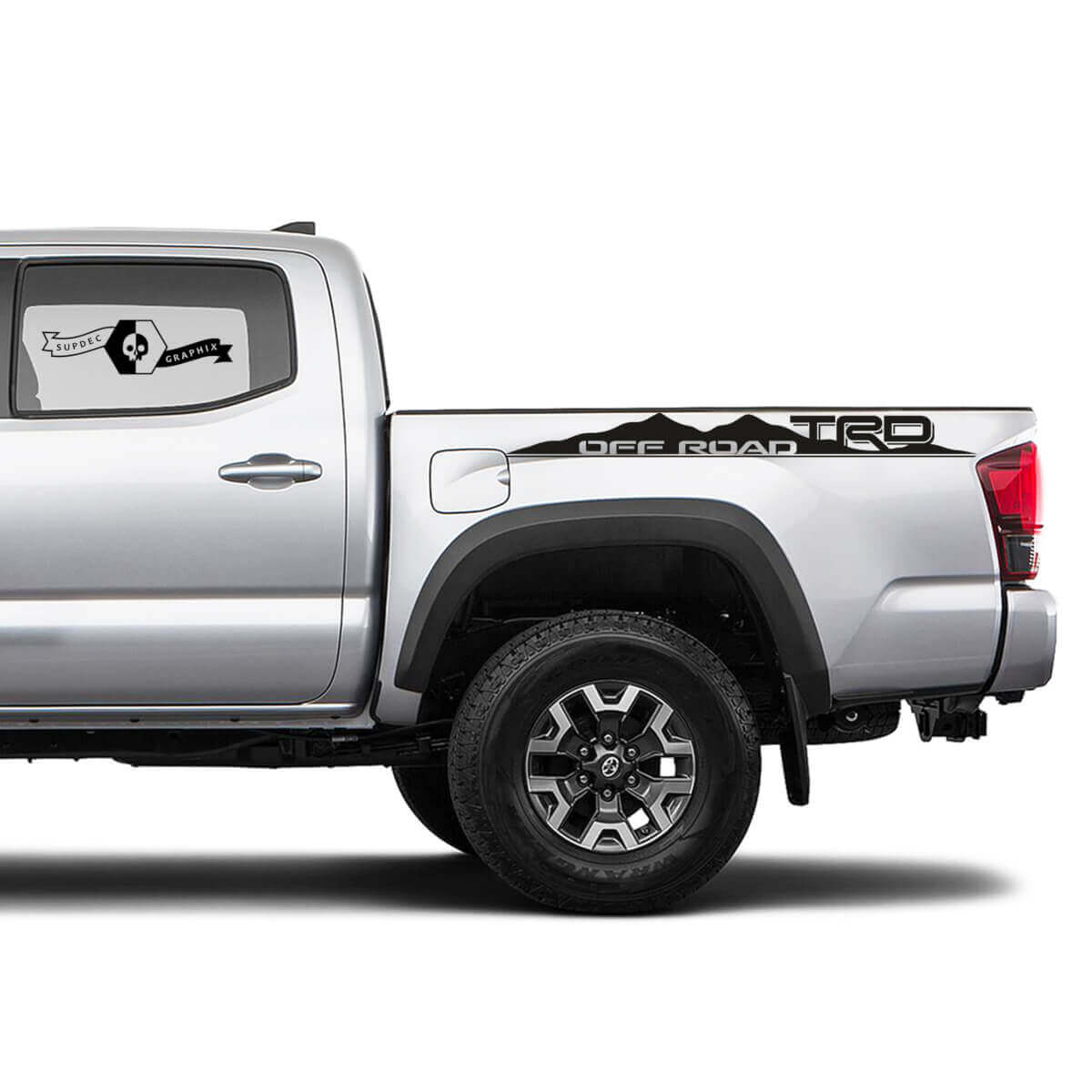 TRD Off-Road BedSide Side Vinyl Stickers Decal fit to Toyota Tacoma Tundra all years
