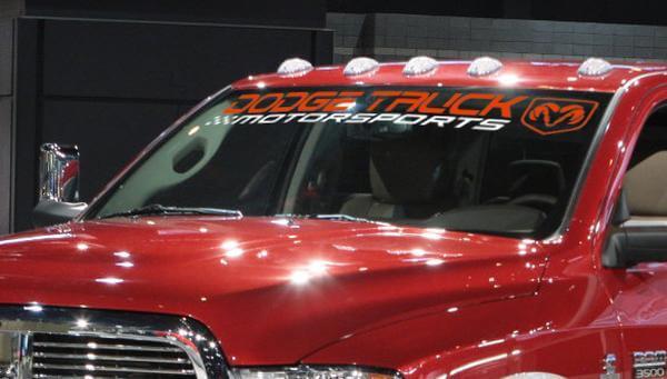 Motorsports Windshield Vinyl Decal Sticker for Dodge Ram 3500 2500 1500