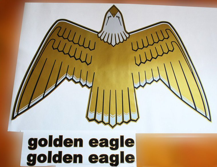 Jeep Cj7 1977 80 Golden Eagle Gold Hood Bird Decals Kit