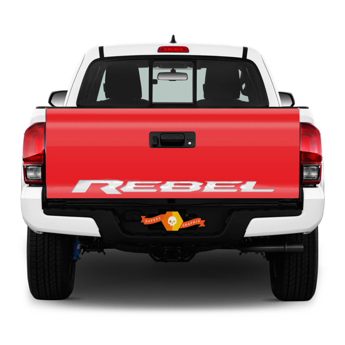 Dodge Ram Rebel Splash RAM DT Modell 2019 Heckklappe Aufkleber Aufkleber Vinyl Aufkleber Grafikwagen