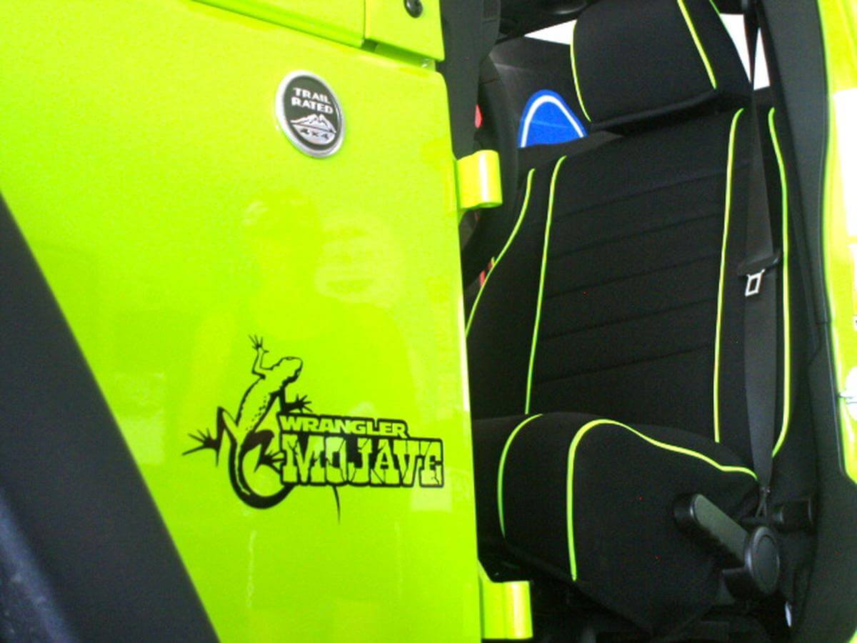 Mojave Vinyl Stickers 2 for Jeep Wrangler Rubicon TJ YK JK