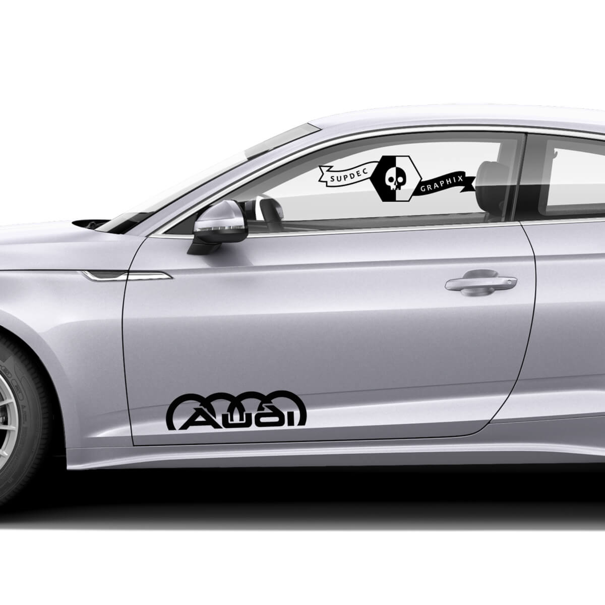 Etiqueta engomada del automóvil del auto AUDI A AUDI A5 del automóvil Audi A5 para el estilo de uniforme de la puerta del Audi
