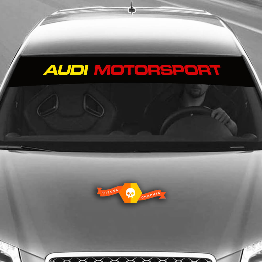 Vinyl-Abziehbilder Grafik-Aufkleber Side Audi Sunstrip Motorsport Neue 2022