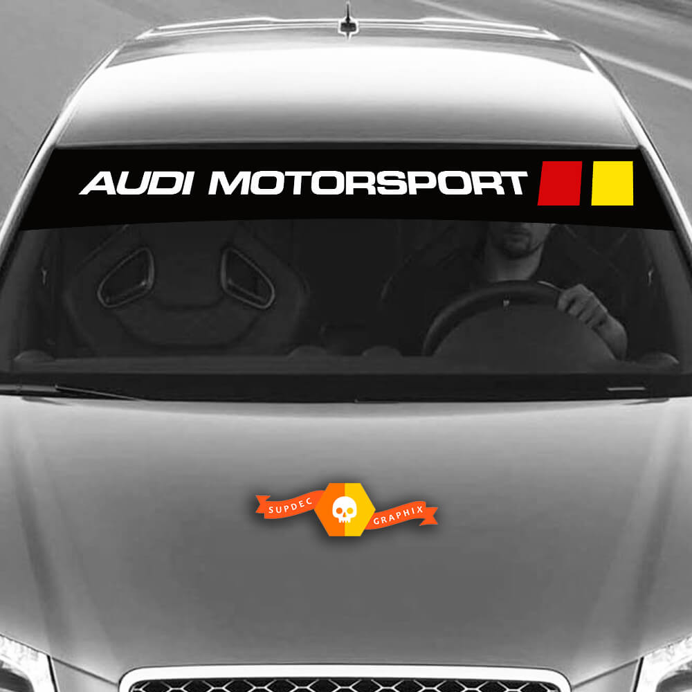 Vinyl Decals Graphic Stickers windshield Audi sunstrip  Racing Motorsport 2022