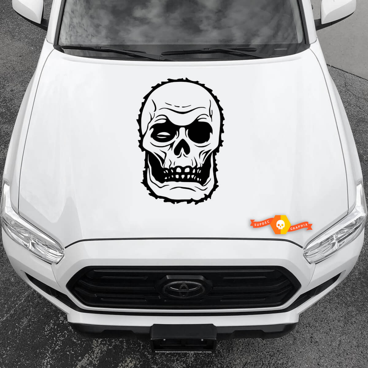 Vinyl Decals Graphic Stickers Car  hood New Skull Dracula 2022