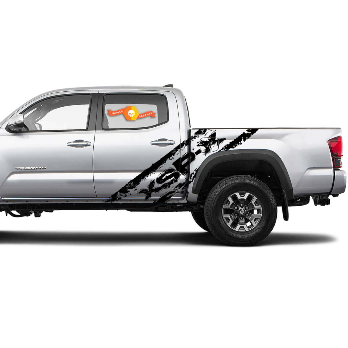 XSP-X Distressed Style Side Vinyl Decal Kit for Toyota Tacoma 