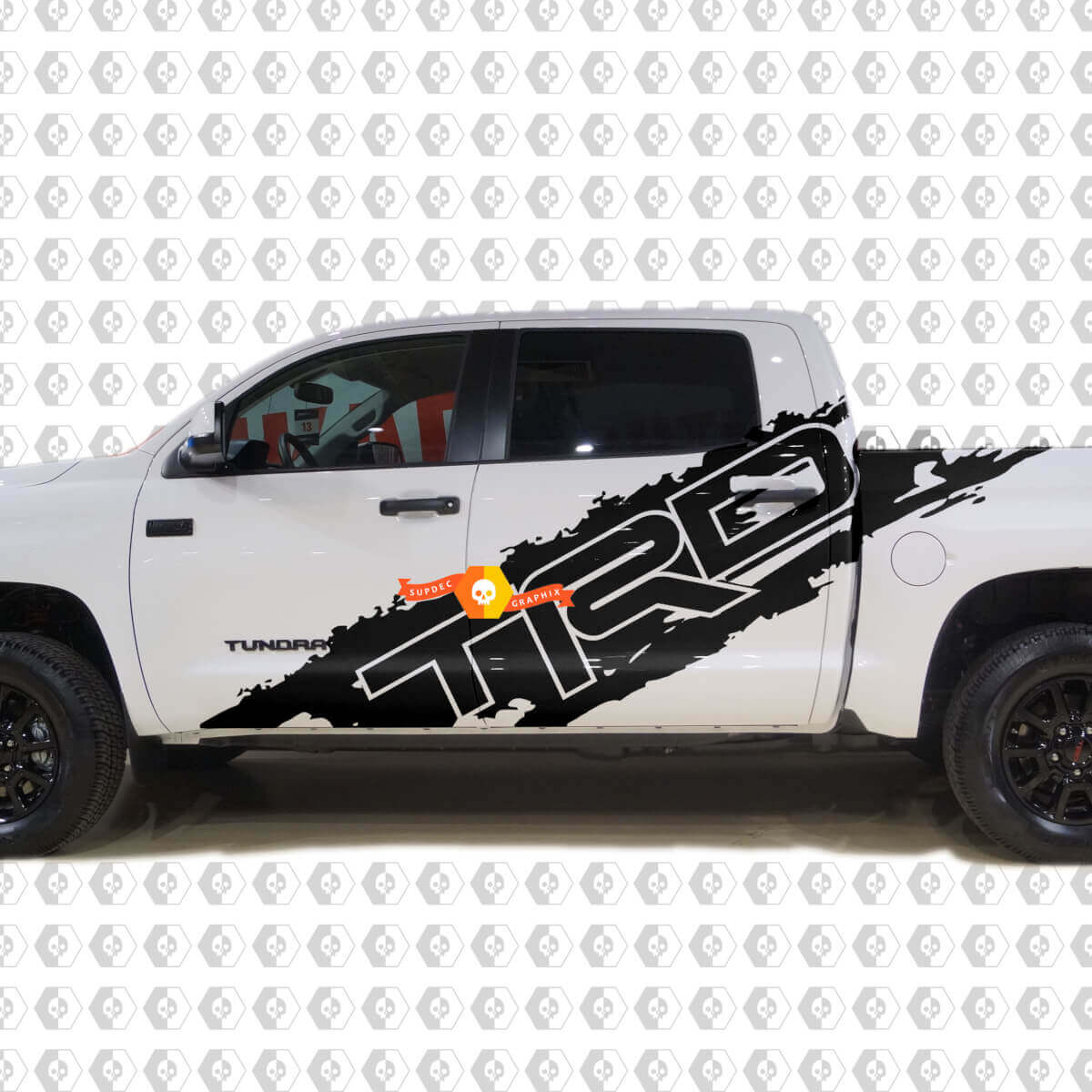 TRD Style Splash Side Vinyl Decal Kit for Toyota Tundra