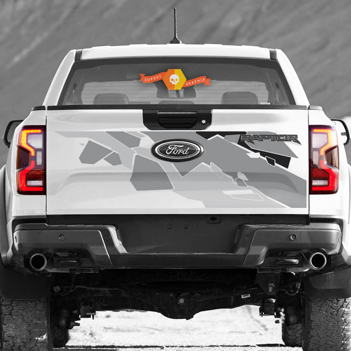 2022 F150® RAPTOR and Other Years Camouflage Tailgate Decal Sticker