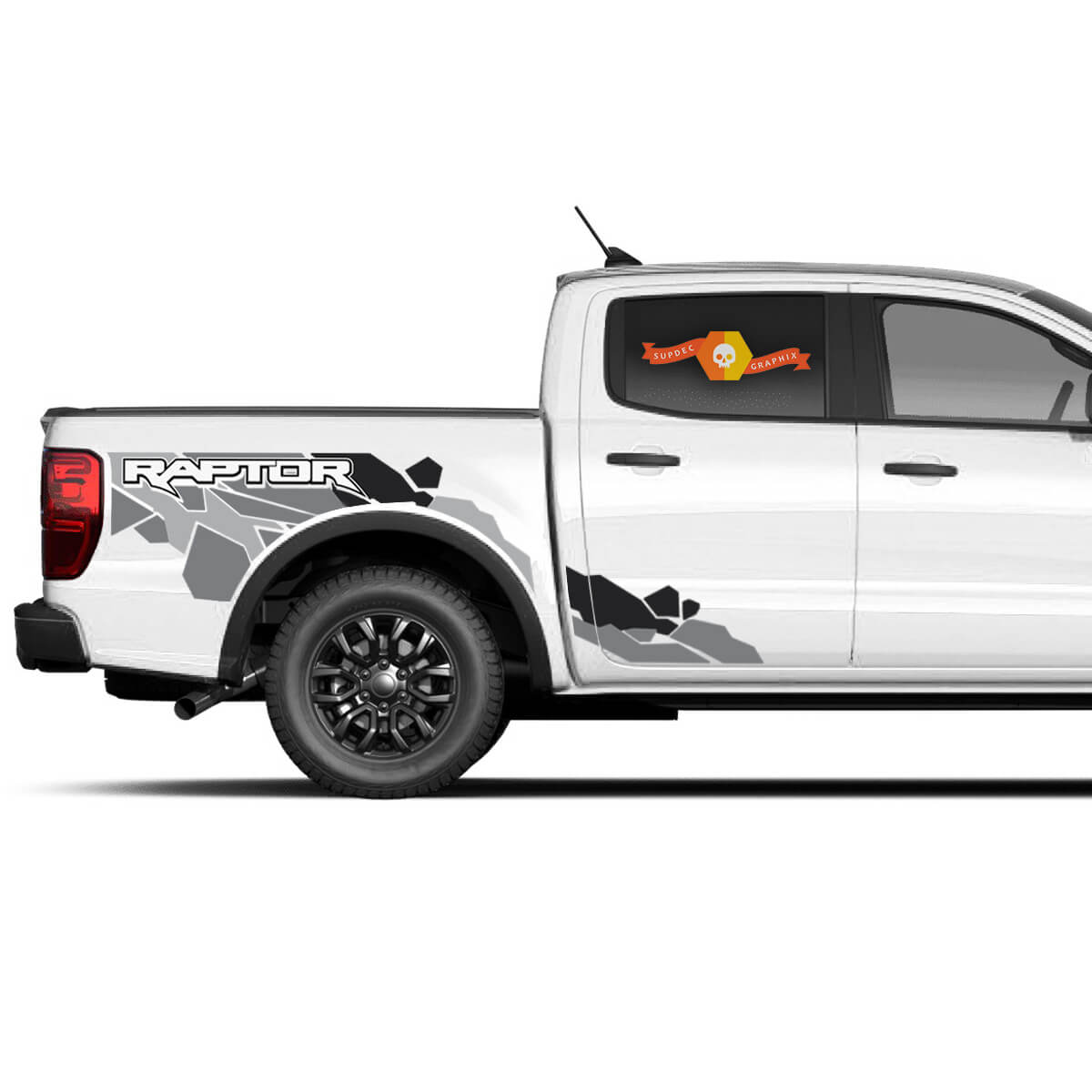 2022 F-150 RAPTOR and Other Years Camouflage Side Bed Doors SPLASH Decal Sticker Vinyl Graphics