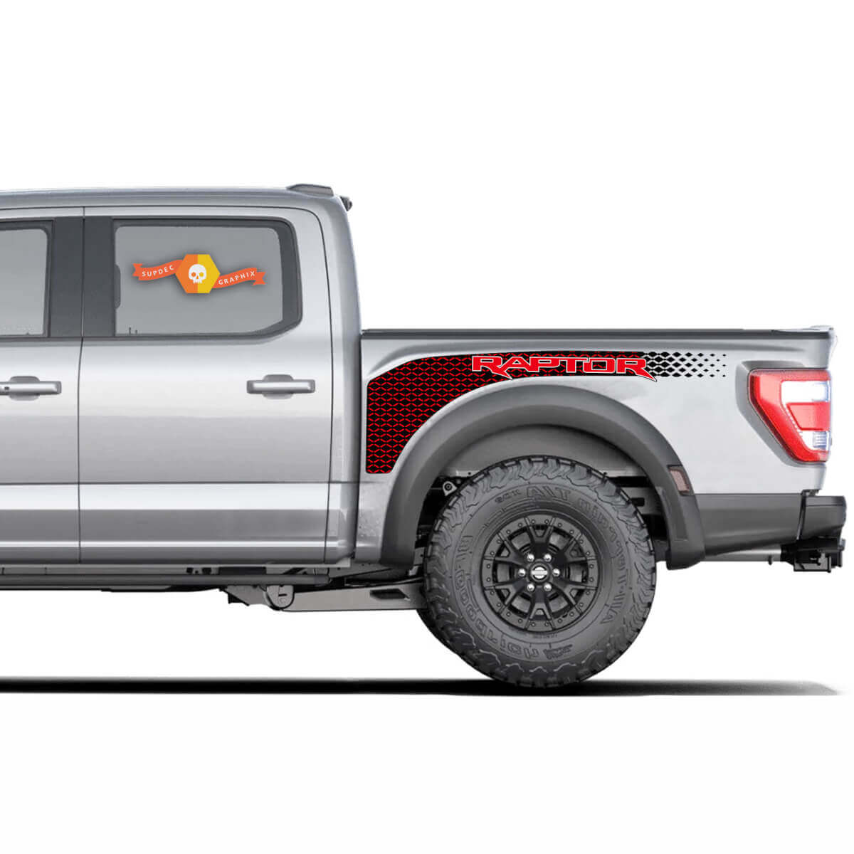 Tracery Splash Side Bed Vinyl Decal Kit for Musclecar truck 2022