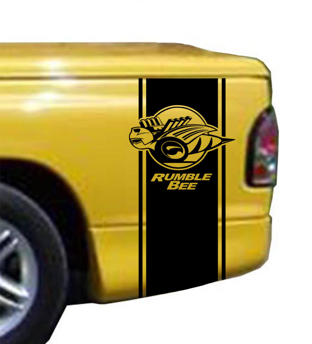 Rumble Bee Bed Stripe Kit Vinyl Sticker Decal for Dodge Ram Truck