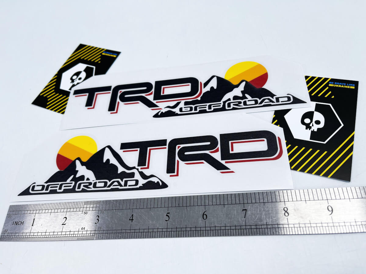 thumbnail image 2 of Genuine Toyota TRD Off-Road Bed Decal – Silver/Gray – PT211-TT980-28 2 of 5