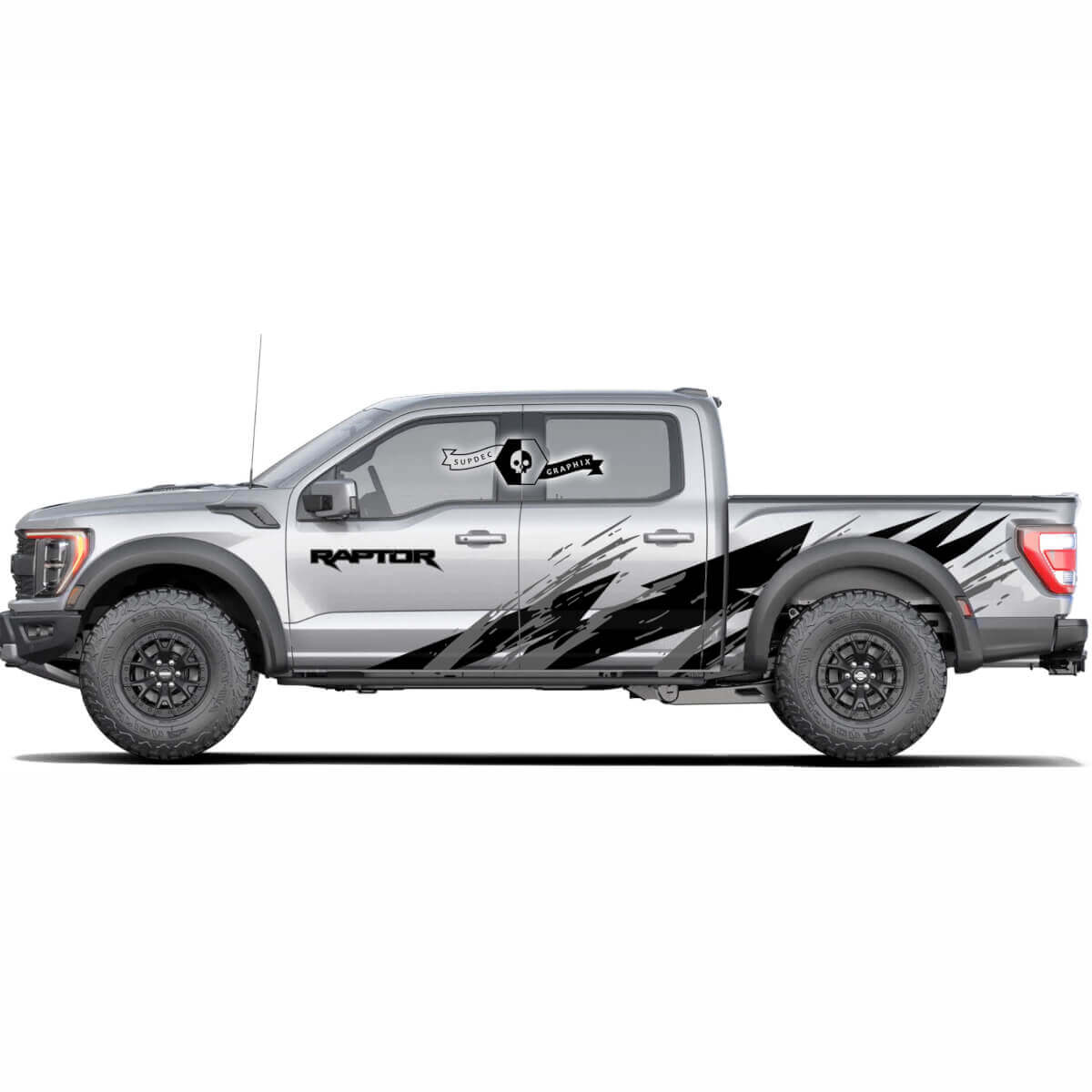 Splash Wrap Decal Sticker Pair for Ford F150 Raptor
