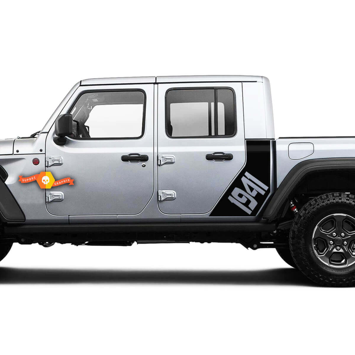 1941 Side Body Vinyl Decal Kit for Jeep Gladiator